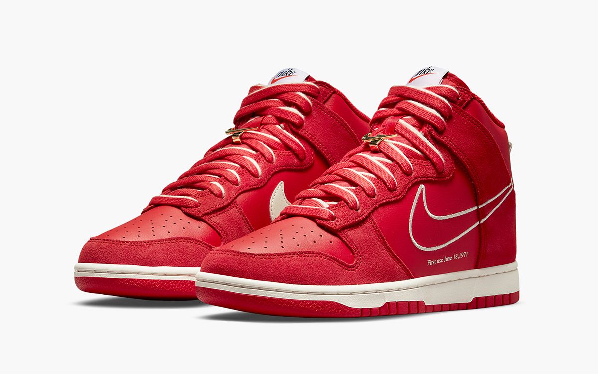 Nike Dunk High “First Use” Drops in University Red on August 10th 