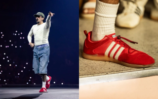 Bad Bunny x Adidas Ballerina "Flamboyán" collaboration (Vivid Red).
