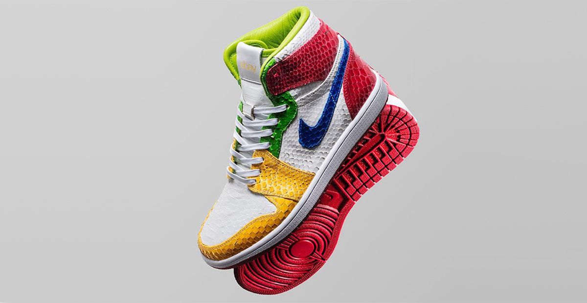 These eBay Air Jordan 1's by the Shoe Surgeon are benefitting