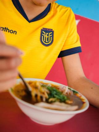 Ecuador 2026 Home Jersey. Photo via Marathon Sports.