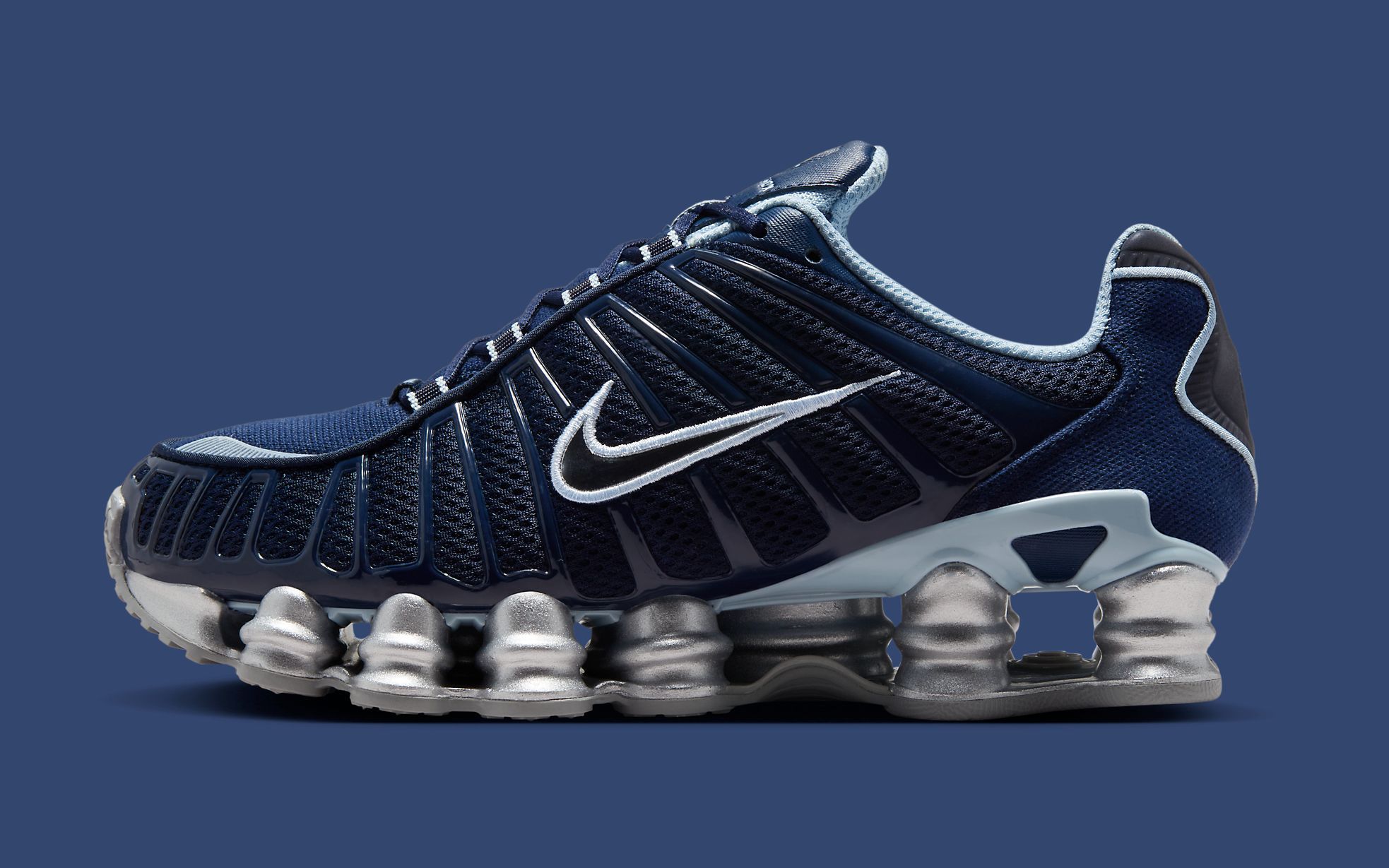 【Nike】Shox TL Obsidian Armory Blue ★大人気 22-30★ Nike Shox TL “Obsidian/Light Armory Blue” Info | Hypebeast