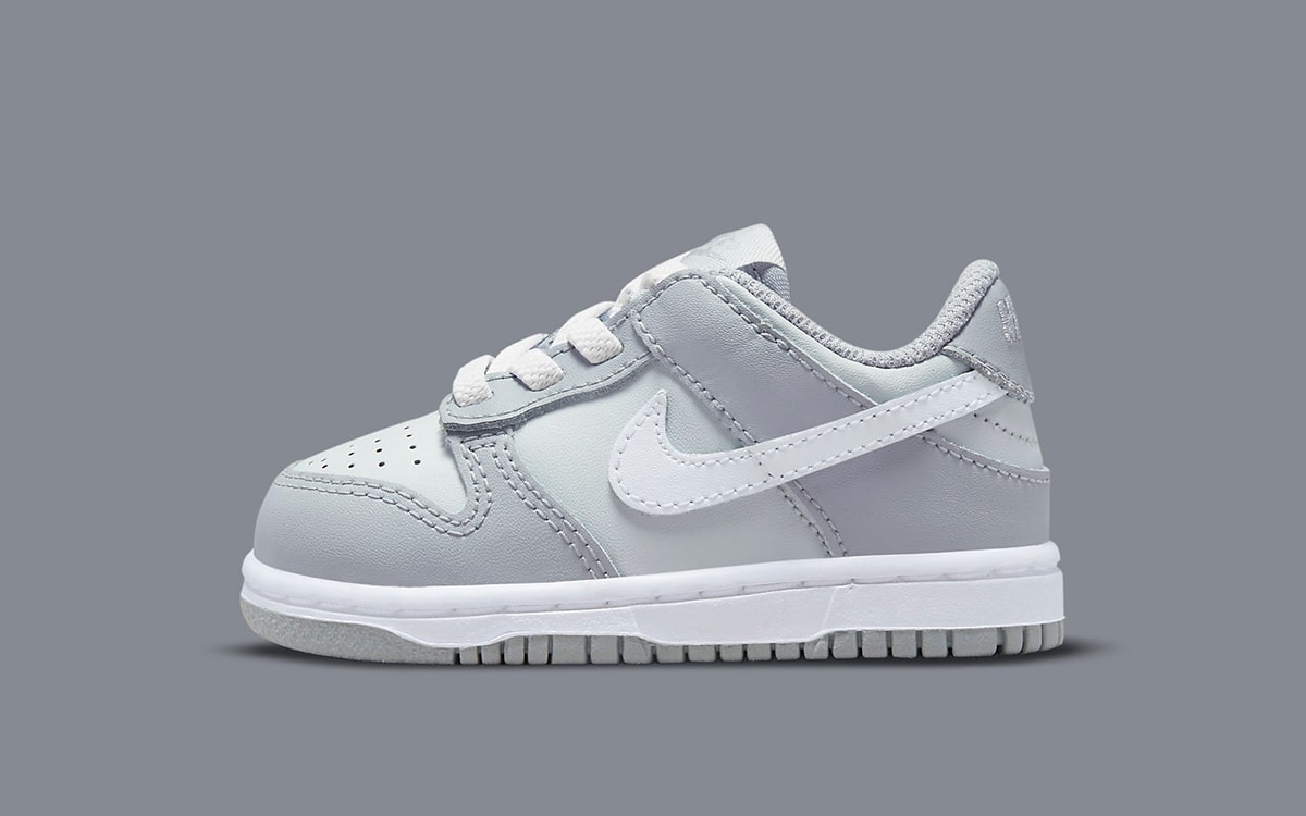 Available Now // Kids Nike Dunk Low Two Tone Grey | House of Heat°