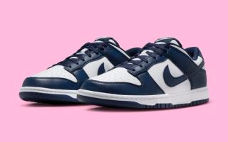 "Be True To Your School" Color Blocking Returns With the Nike Dunk Low "Midnight Navy"