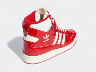adidas Unisex forum hi 84 red patent gy6973 release date 3