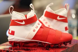 ohio state nike lebron soldier 11 cleats 01
