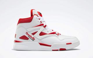 The Reebok Pump Omni Zone II Appears in a Clean White and Red Colorway