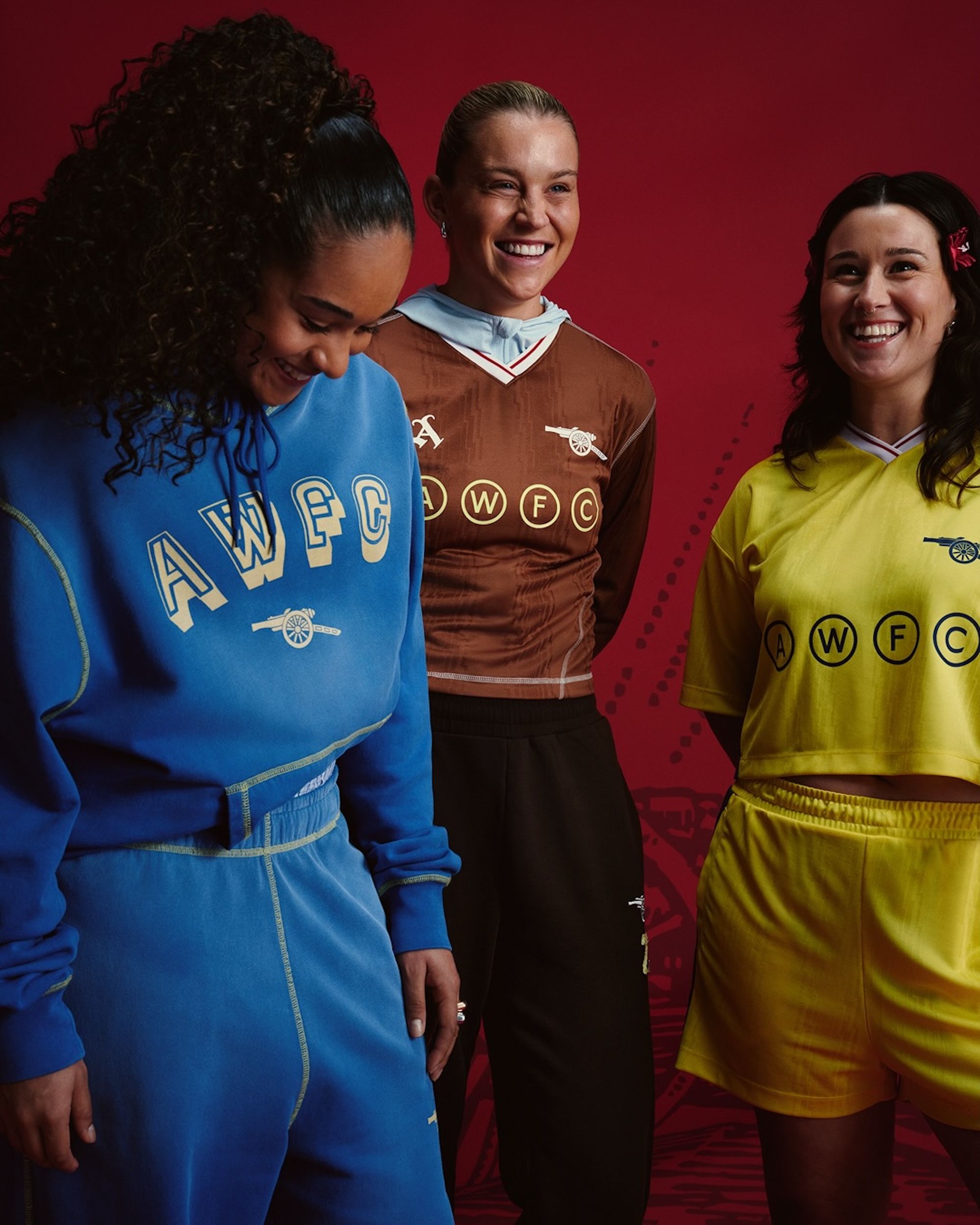 Arsenal FC Women's inaugural collaboration with Hackney's Good Squish brand.