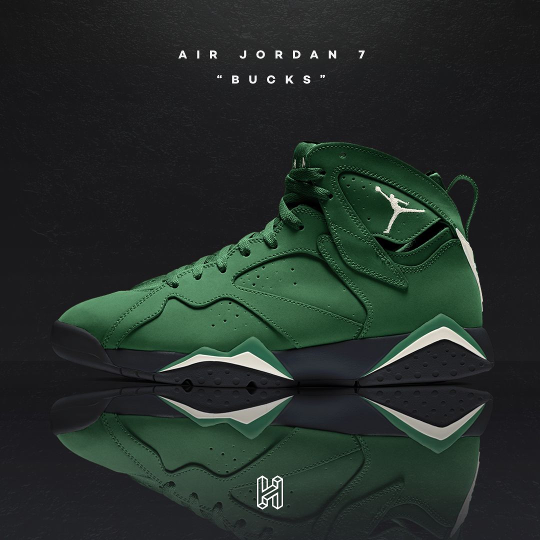 Concept Lab Air Jordan 7 Bucks House of Heat