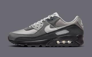 The Nike Air Max 90 "Anthracite" Arrives With Reflective Checks