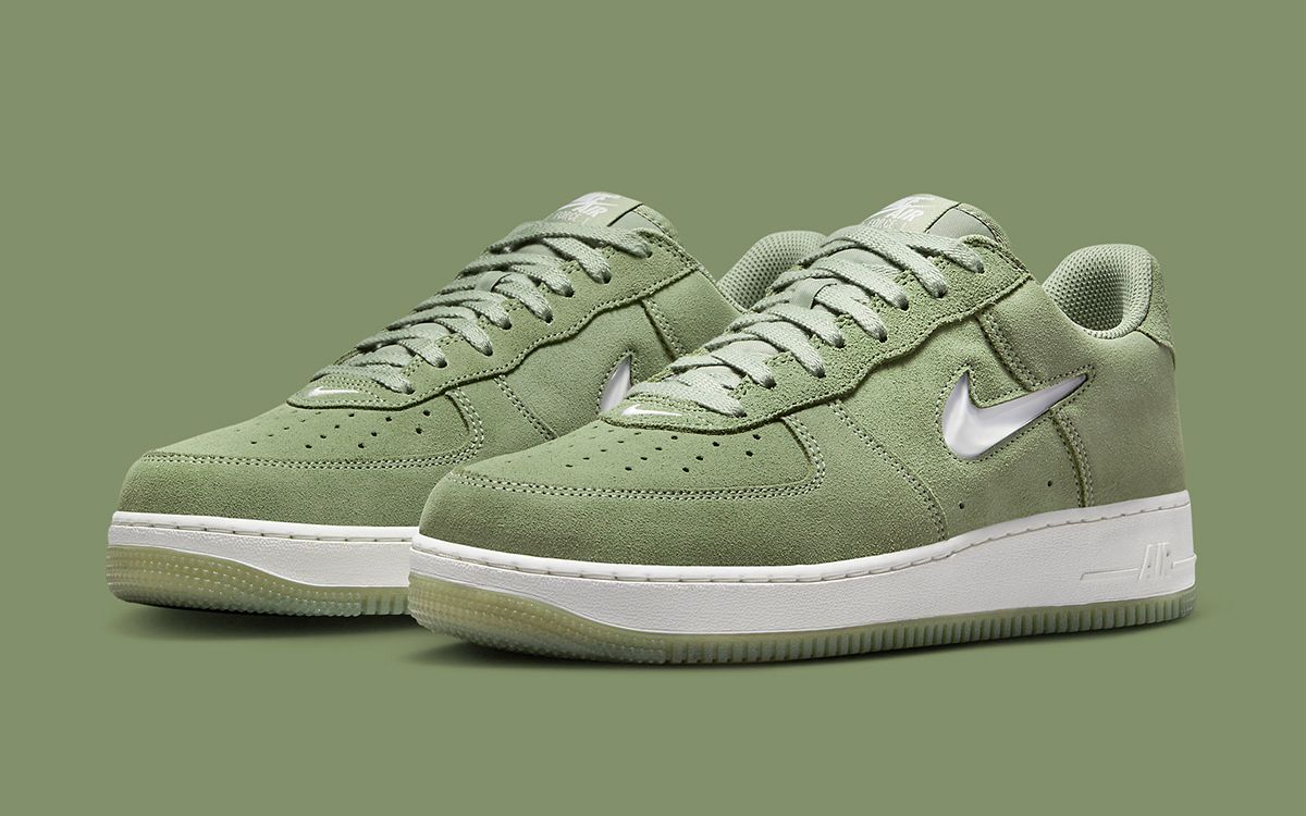 First Look: Nike Air Force 1 Low Jewel “Oil Green”