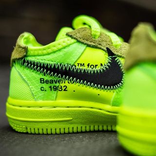 Off White Nike Air Force 1 Volt Toddler Release Date 6 min