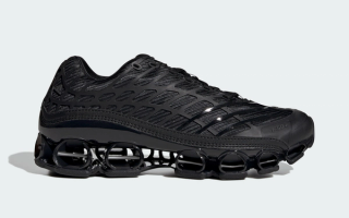 adidas Megaride F50+ Spider "Black" hybrid sneaker design.