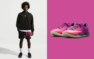 Nike Kobe 8 Protro "Mambacurial" basketball sneaker & matching apparel/accessories. Photos via Nike.