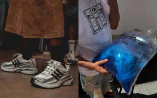 Malice from Clipse wears the Adidas Adistar Jellyfish in a white, grey, and black color scheme. Special packaging for the pair is inspired by jellyfish.