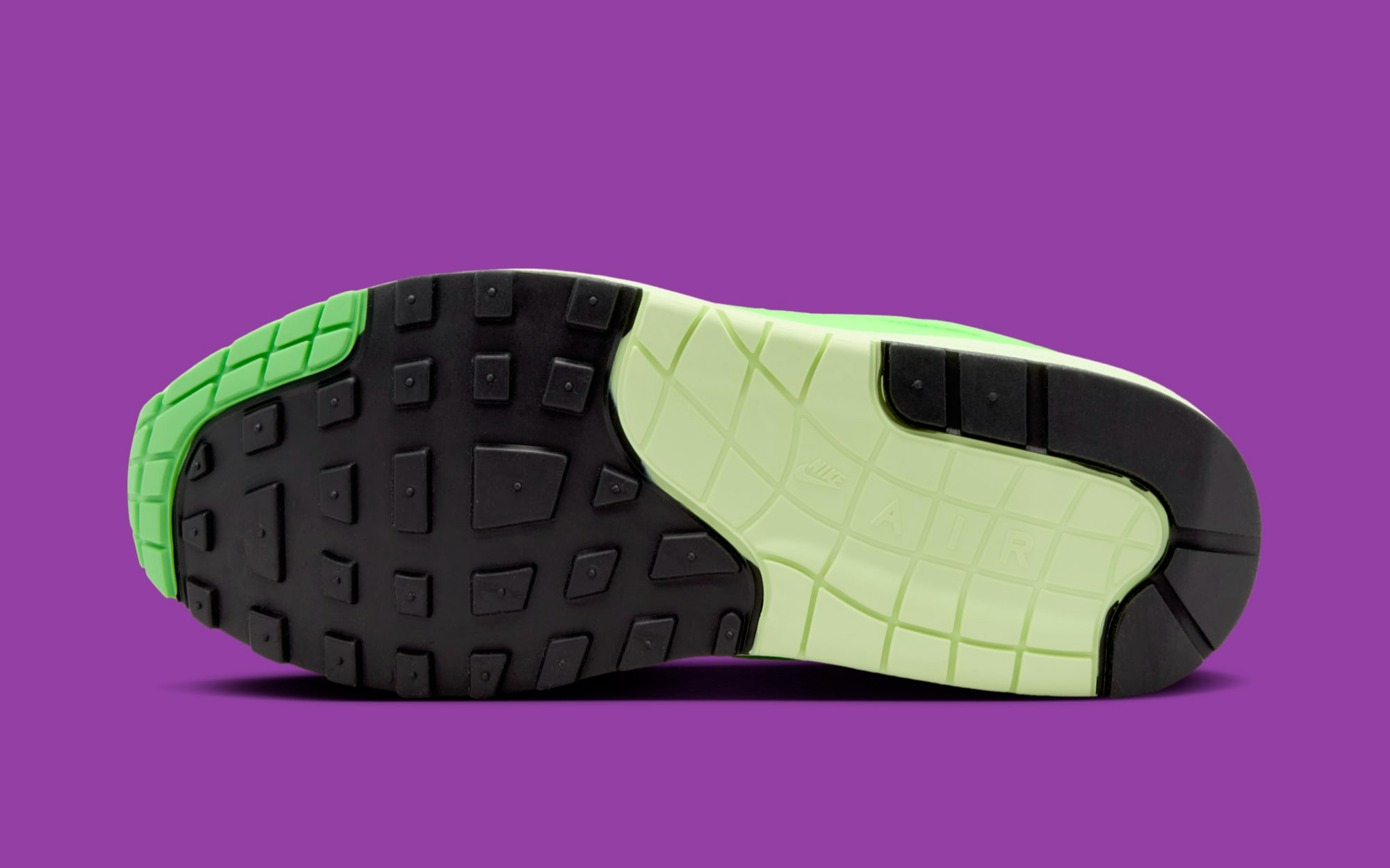 nike air max 1 green purple