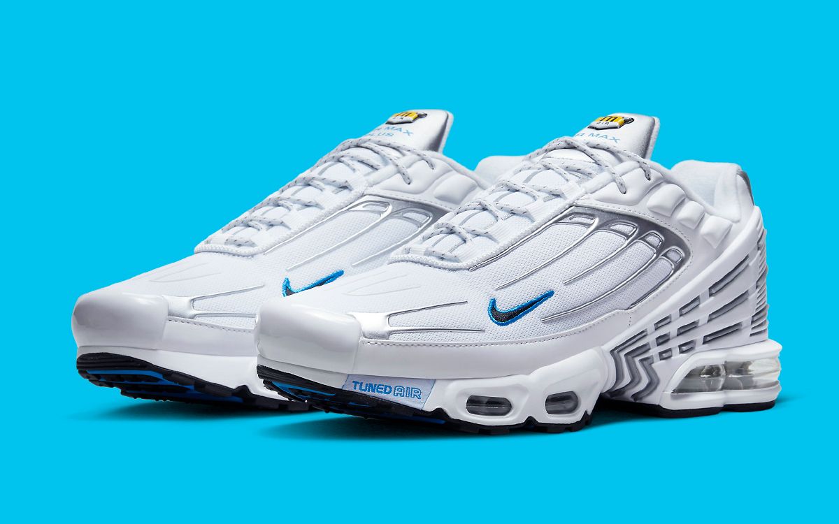 The Air Max Plus 3 is Landing Soon in White Metallic Silver and