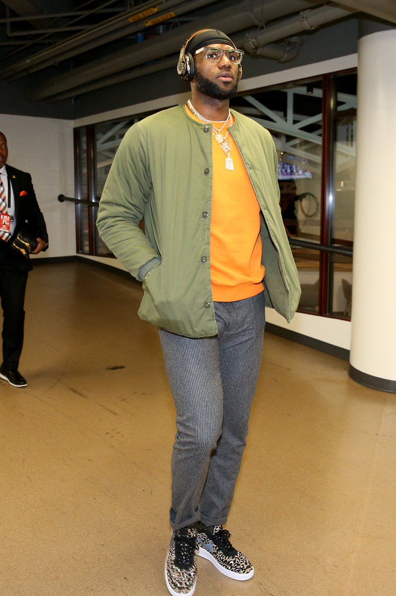 LeBron James // Nike Air Force 1 "Leopard"