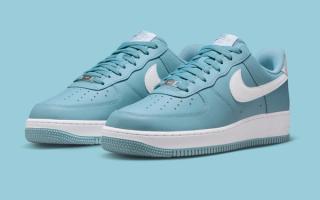 Nike's Air Force 1 low in an "Old Blue/White" color scheme.