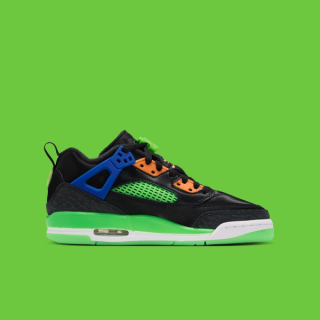 Big Kids' Space Jam x Jordan Spizike Low "Jam Central" (SKU: IX6399-001). Photo via Nike.