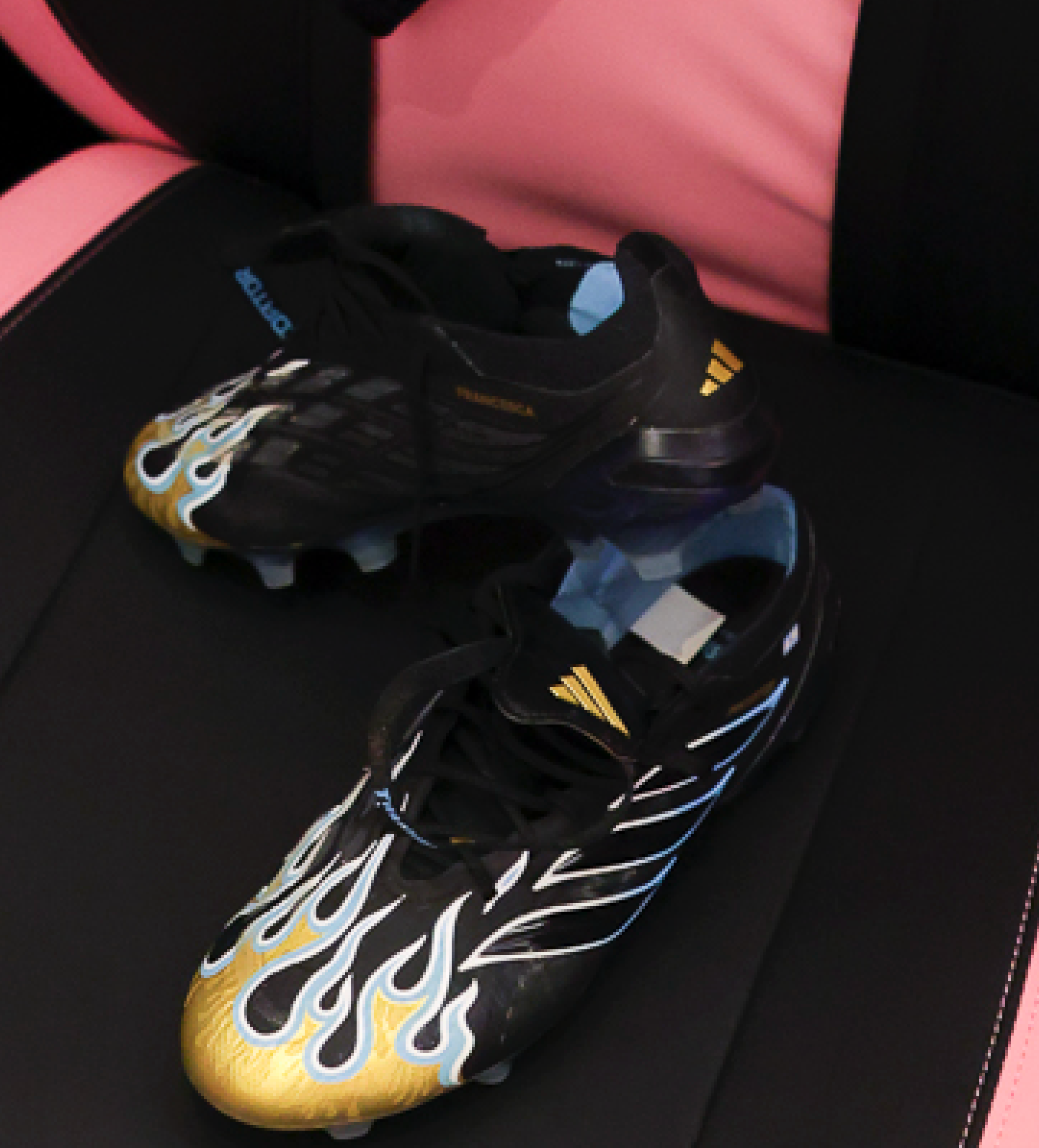 Thrasher x adidas Predator Football Boots via Inter Miami. 