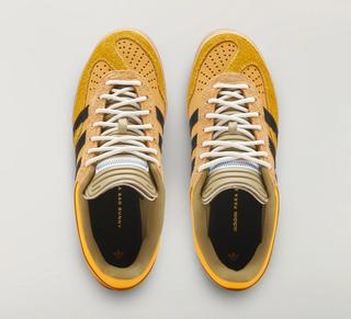 Bad Bunny x adidas Gazelle Indoor "Solar Gold" (SKU: KI2592). Photo via adidas.