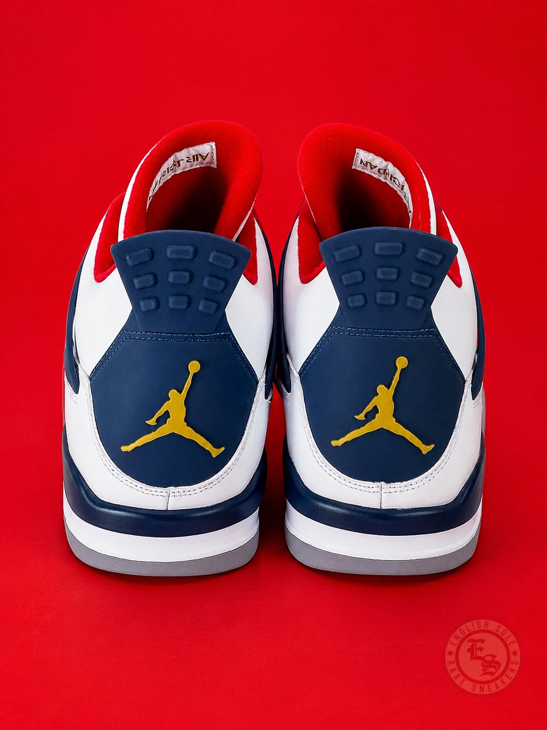 Carmelo Anthony's Air Jordan 4 'London Olympics' PE via EnglishSole/IG.