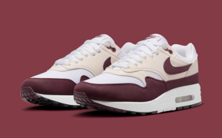 The Nike Air Max 1 Surfaces in a Night Maroon and Phantom