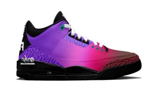 Speculative mock-up of FREE THE YOUTH's Air Jordan 3 collaboration.