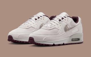 The Nike Air Max 90 Appears In "Phantom/Burgundy Crush"