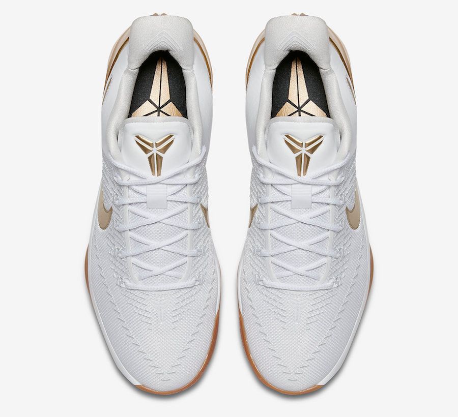 Nike kobe white gold best sale