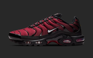 Nike Air Max Plus "True Red/Black" (SKU: DM0032-601). Photo via Nike.