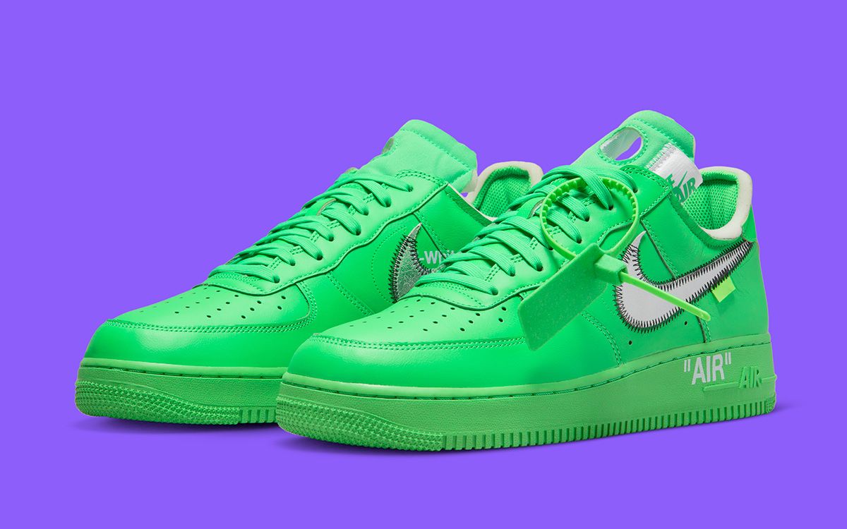 SHOULD I RESELL? OFF WHITE NIKE AIR FORCE 1 BROOKLYN GREEN LOW