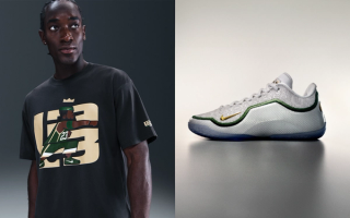 Nike LeBron 23 "From this 'Point-Forward-" basketball sneaker inspired by the Sports Illustrated 'The Chosen One' cover from 2002.