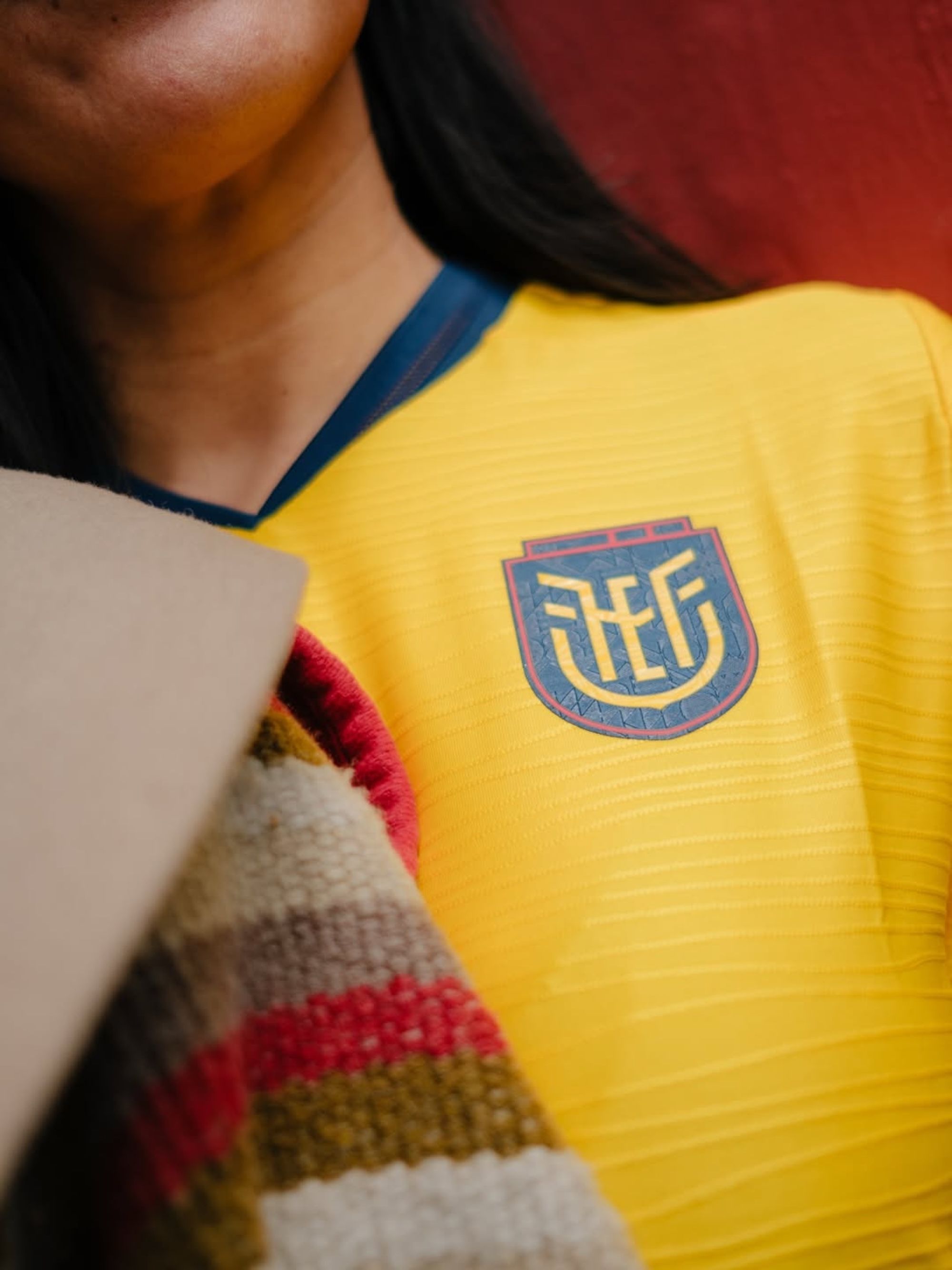 Ecuador 2026 Home Jersey. Photo via Marathon Sports.
