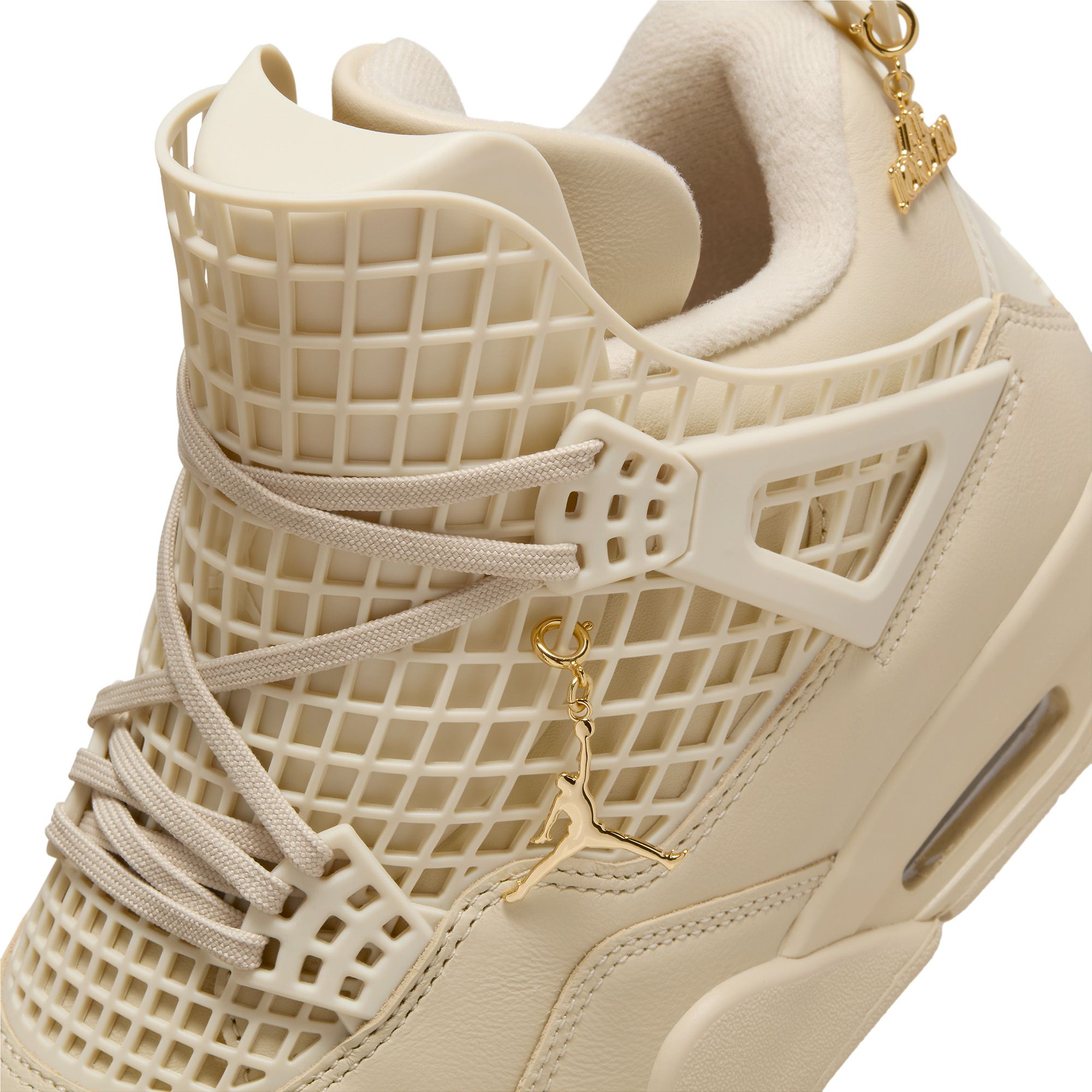 NIKE ☆ Air Jordan 4 Retro Women’s ‘Net Rattan’ Air Jordan 4 Net WMNS Rattan - Apr 2025 - FN7251-200