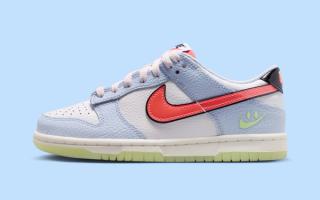 Nike's Smiley Swoosh Returns on this Kids-Exclusive Dunk Low