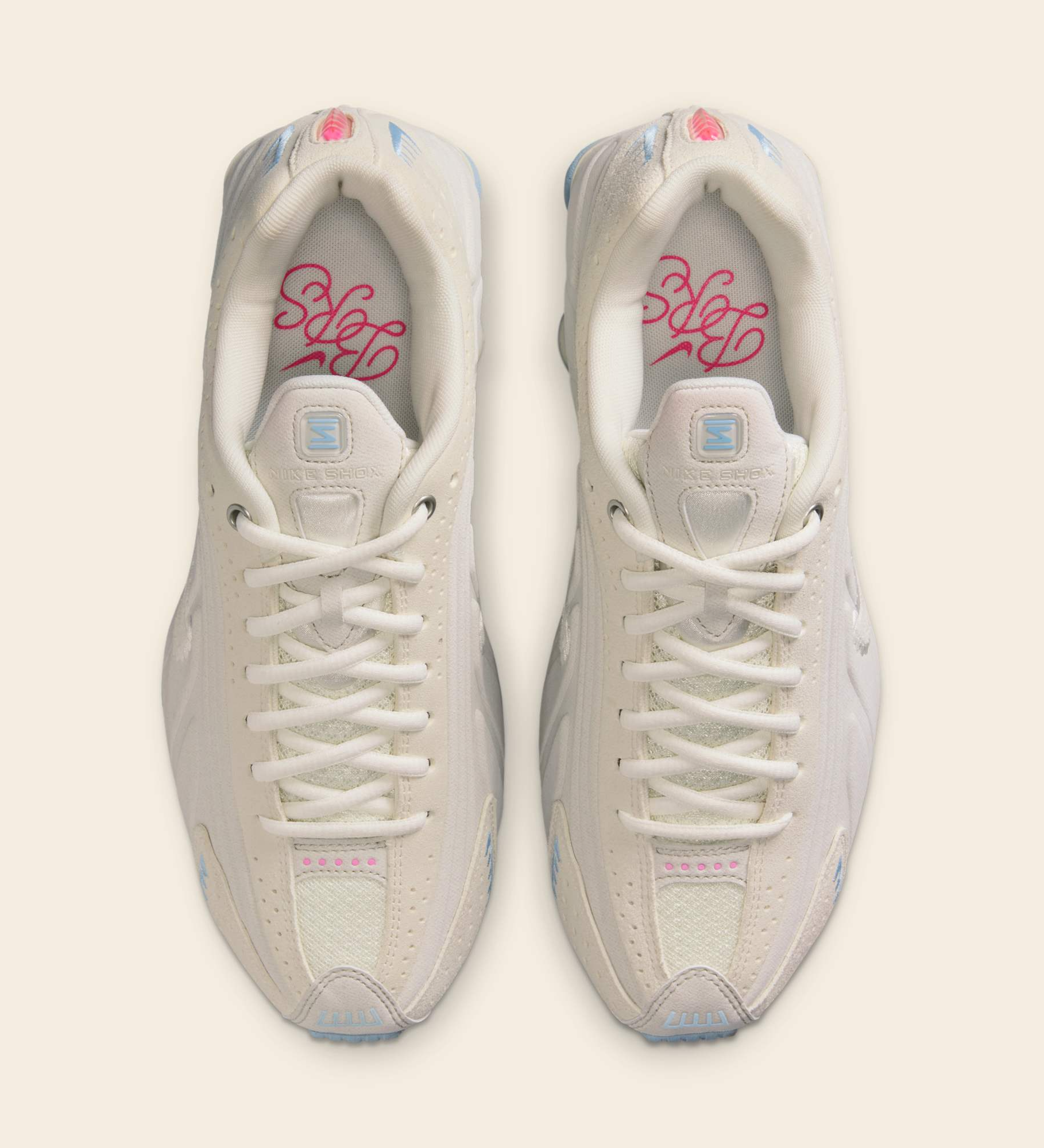 ◆正規品◆NIKE SHOX R4 SE PALE IVORY CELESTINE BLUE(W)◆人気 The Women's Nike Shox R4