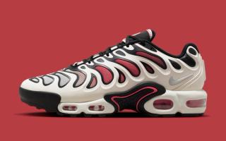 The Nike Air Max Plus Drift Appears in Phantom, Fire Red, and Black