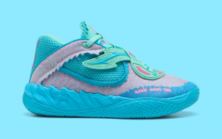 PUMA MB.05 "Rick & Morty" basketball sneaker.
