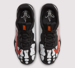 Ja'Marr Chase x Nike Vapor Pro "Skeleton" U.S. Football Cleats (Big Kids'; SKU: IX6993-001). Photo via Nike.