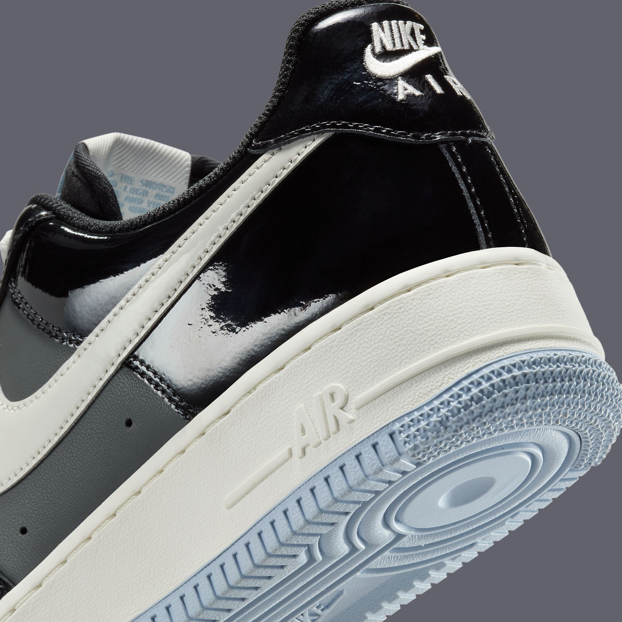 patent black air force 1