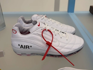 Virgil Abloh Archive™ x Nike Cryoshot for the U.S. Soccer Federation. Photo via Michael Dupouy.