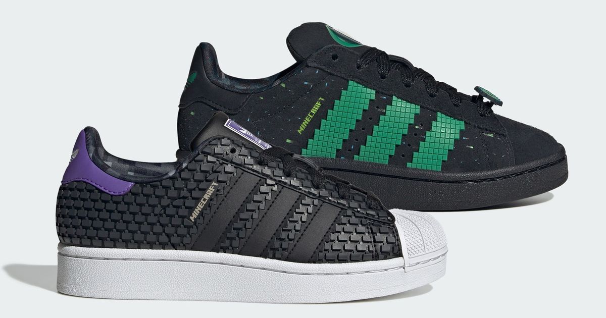 Minecraft x Adidas Unveil Kids-Exclusive “Enderman” Pack for Halloween ...