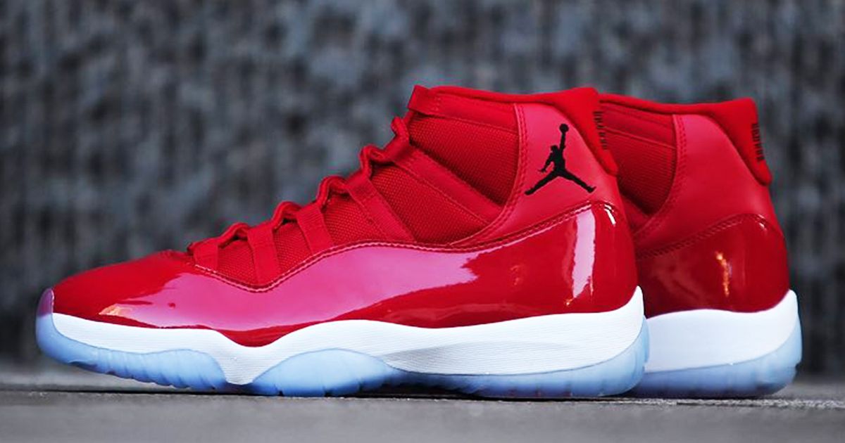 all red jordan 11a
