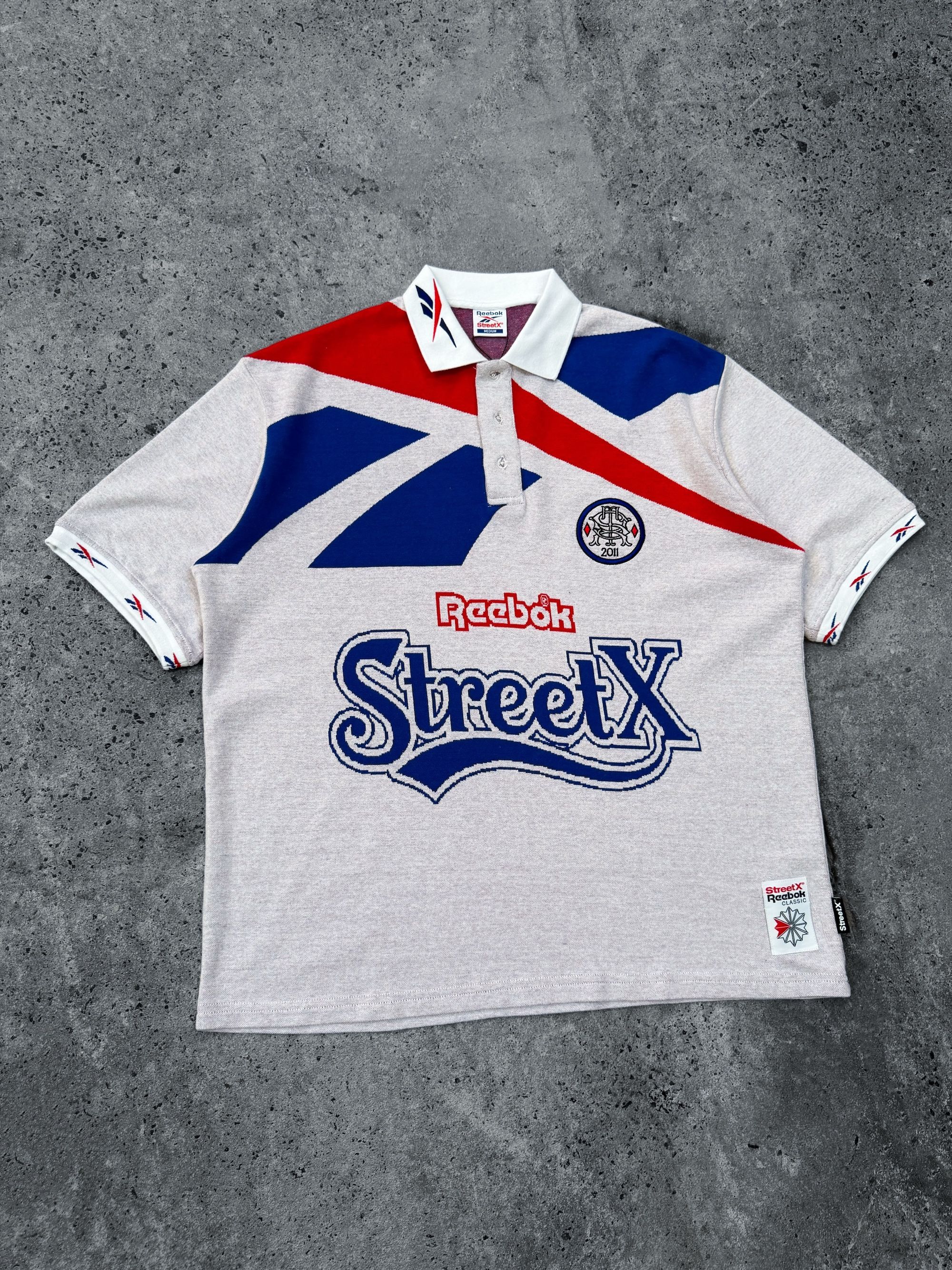 StreetX x Reebok Polo. Photo via StreetX.