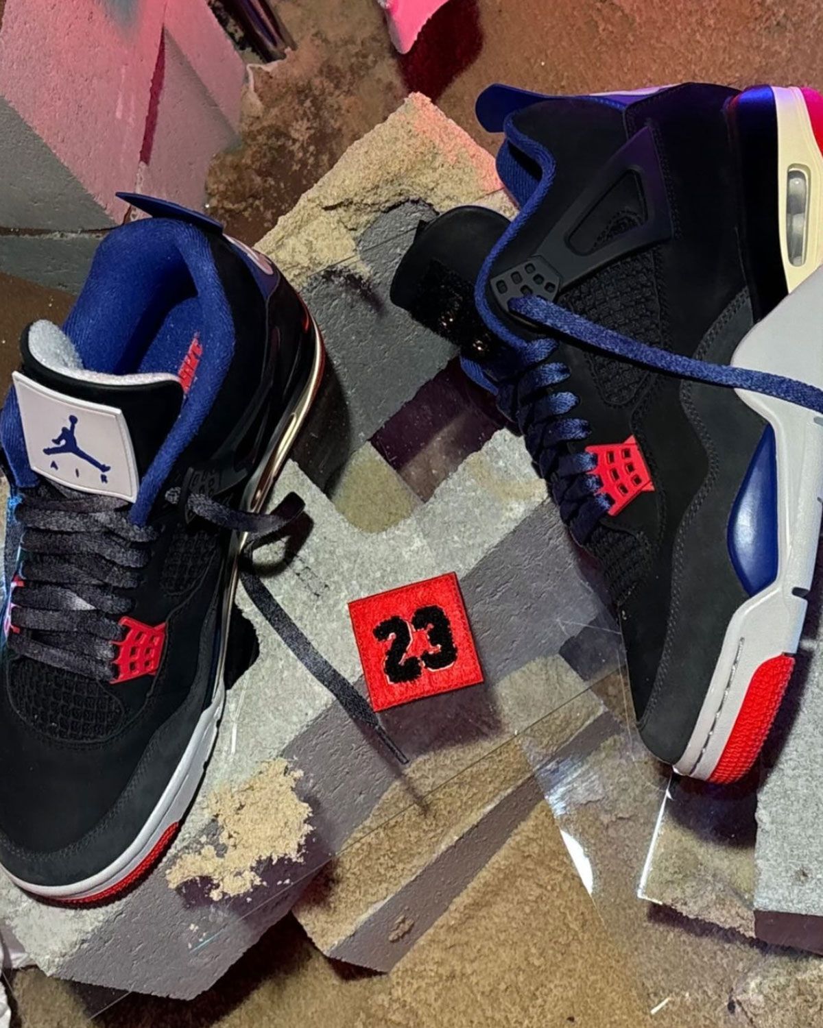 Jordan 4 fire shops blue