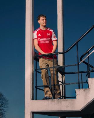 Arsenal 26/27 Home kit by adidas. Photo via Arsenal.
