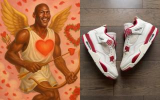 The Air Jordan 4 Readies for Valentine's Day 2026 with "Sierra Red" Kisses