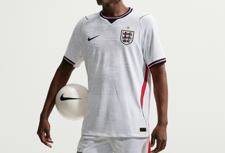E-commerce product shot of England's Home jersey by Nike for the 2026 FIFA World Cup™.