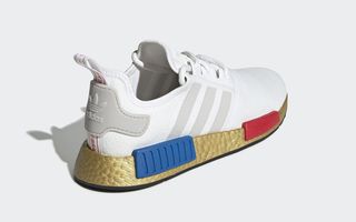 adidas nmd r1 white metallic gold blue red fv3642 release date info
